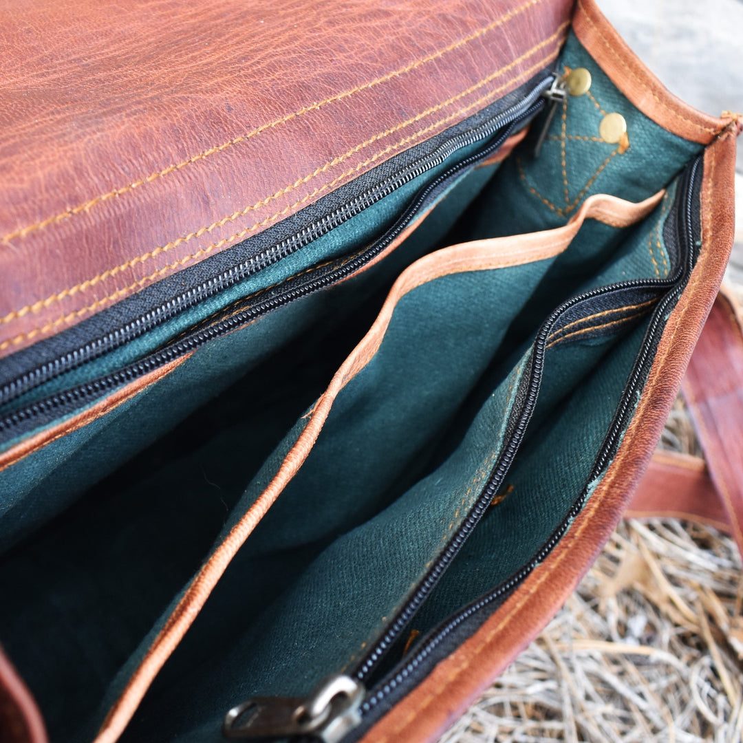 The Traveler Leather Satchel