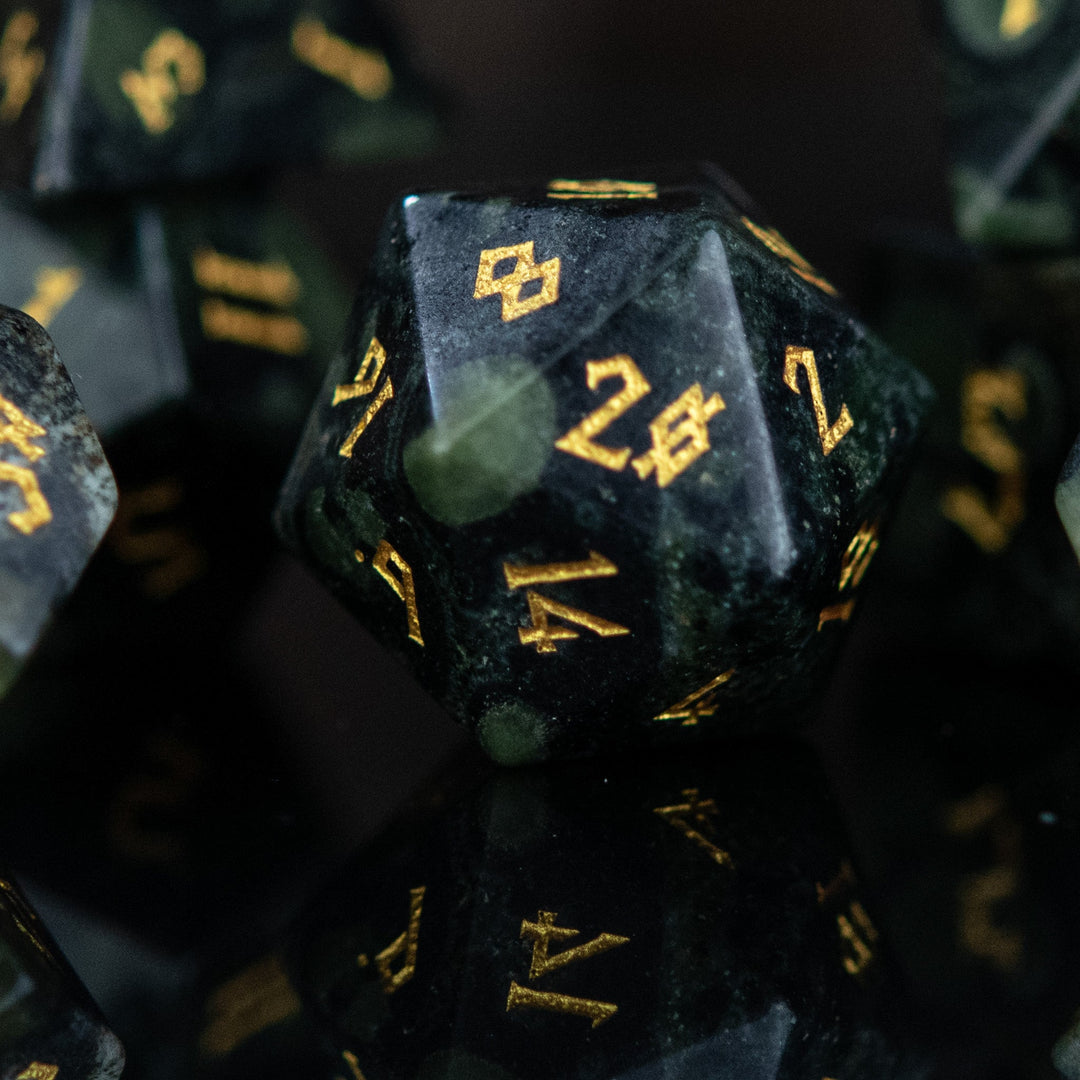 Kambaba Jasper Stone Dice Set