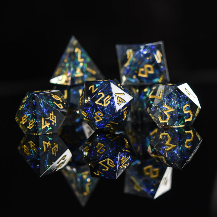 Dark Star Sharp-Edged Resin Dice Set