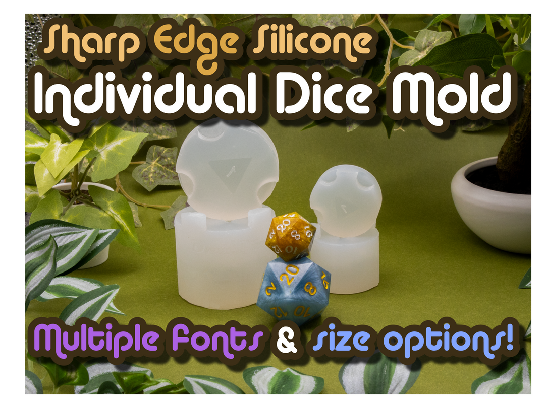 Individual Cap Style Dice Mold