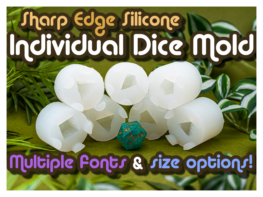 Individual Cap Style Dice Mold
