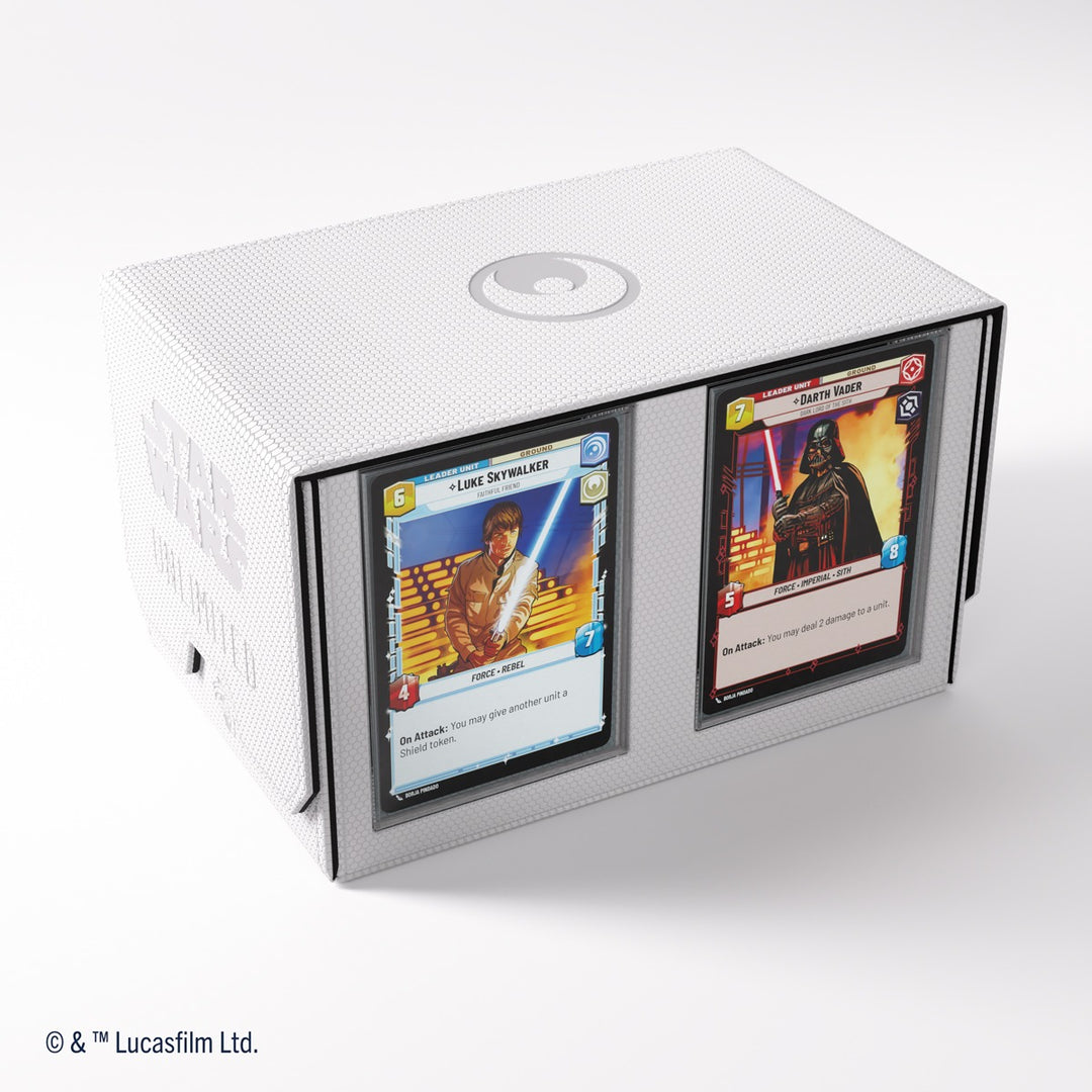 Star Wars: Unlimited Double Deck Pod - White with Black Accent