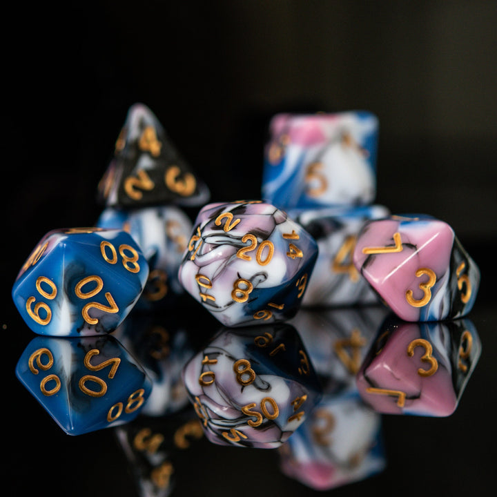 Twisted Dreams Acrylic Dice Set