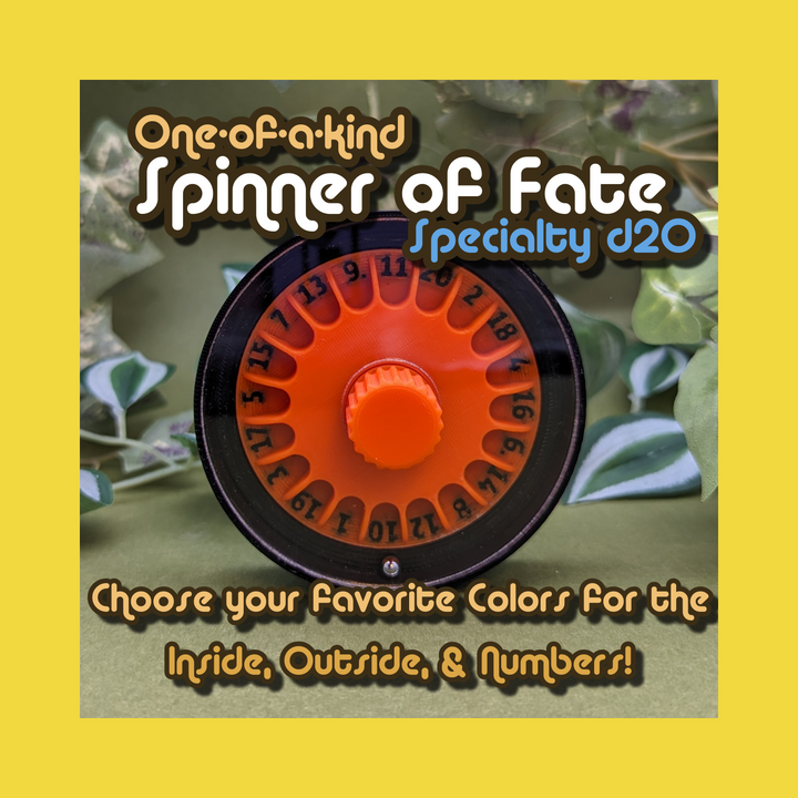 Spinner of Fate - d20 Dice Spinner