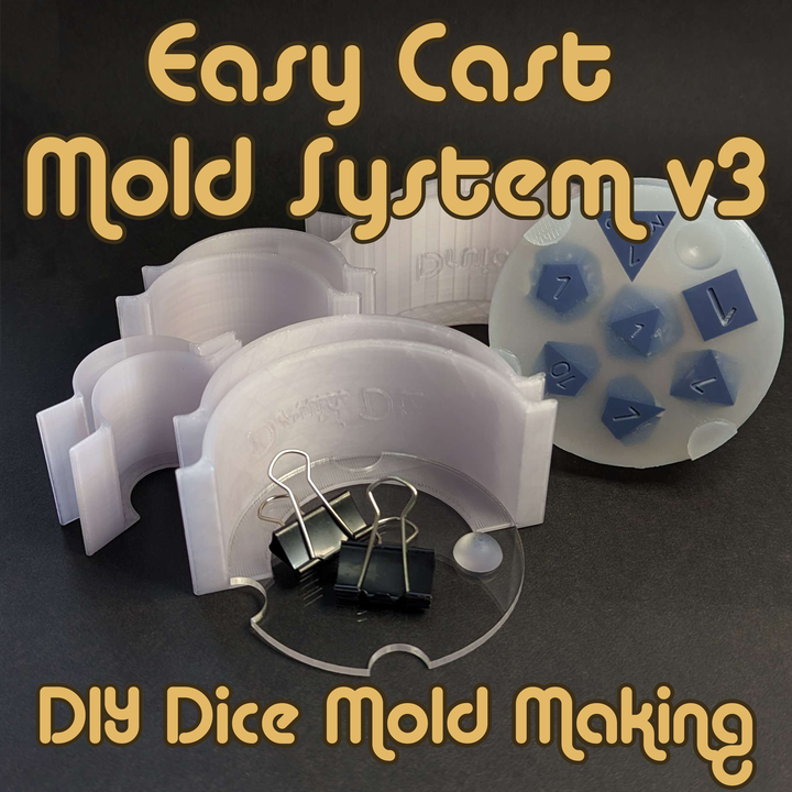 Easy Cast Mold System v3 - Get Perfect Dice Mold Casts!