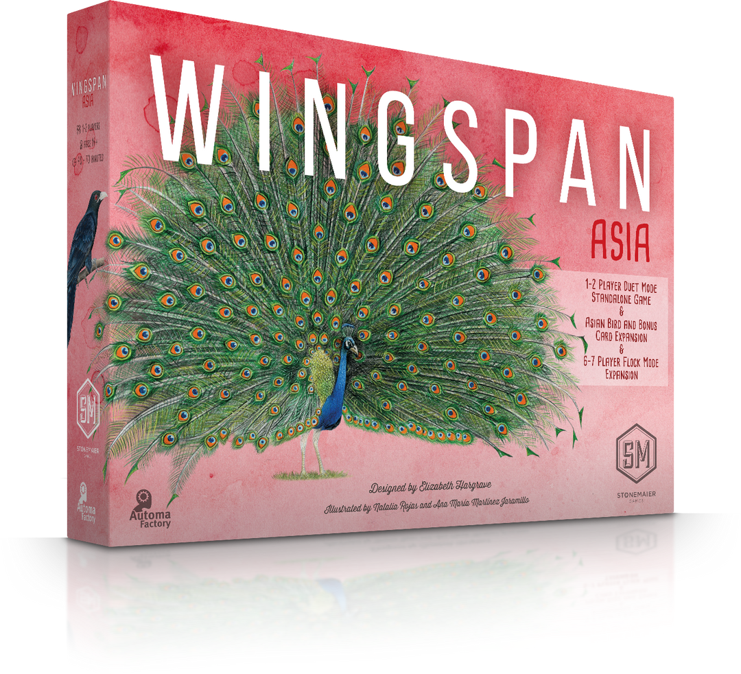 Wingspan: Asia - 1 - 2 player standalone or core game expansion