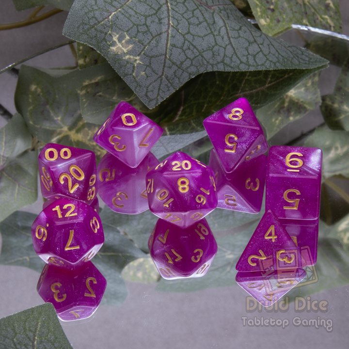 Two-toned Color Glitter Dice - 5 color options