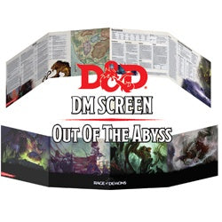 DUNGEONS AND DRAGONS: RAGE OF DEMONS: OUT OF THE ABYSS DUNGEON MASTER SCREEN
